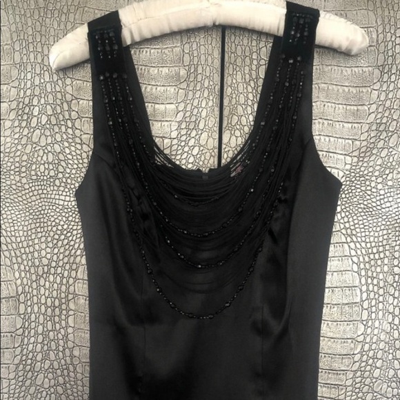 As U Wish Dresses & Skirts - As U Wish Juniors Black Satin Dress Size 5